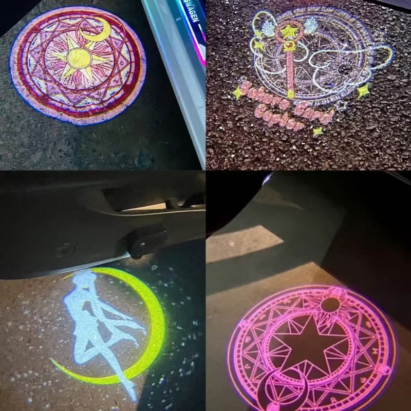 Led Moon Lamp - Luz de Boas-Vindas para Carro com