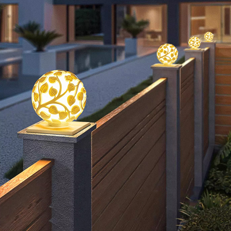 Lighting Decor Outdoor - Luzes de coluna para exterior, luzes