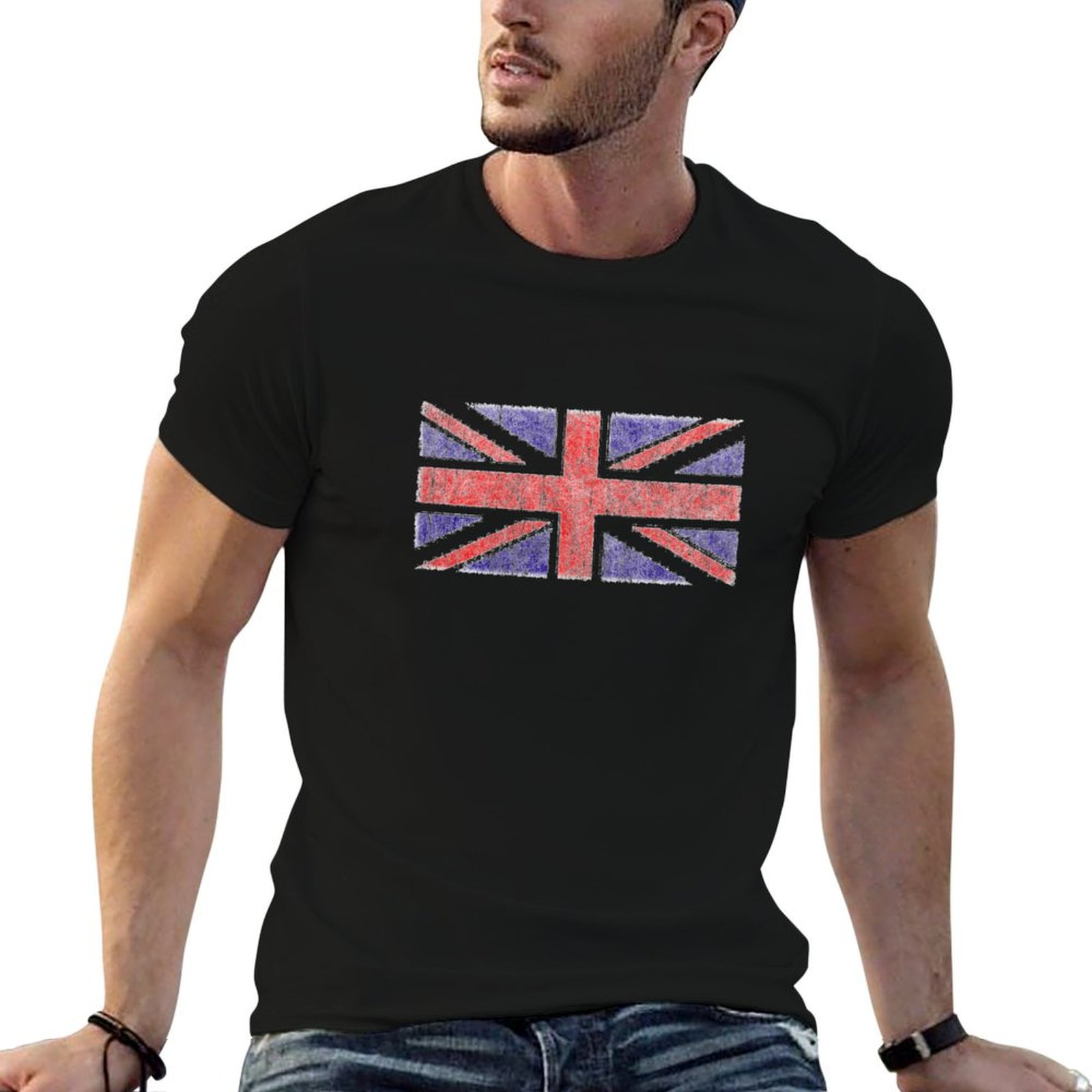 Union Lighting & Decor Reviews - Camiseta vintage com bandeira do Reino