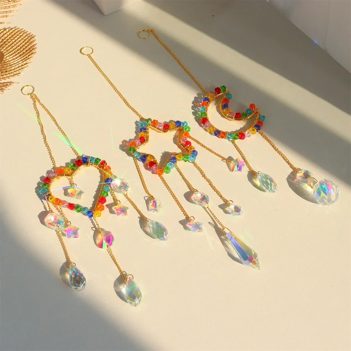 Pendant Lighting Christmas Decor - Apanhador de Sol Chakra com Prisma
