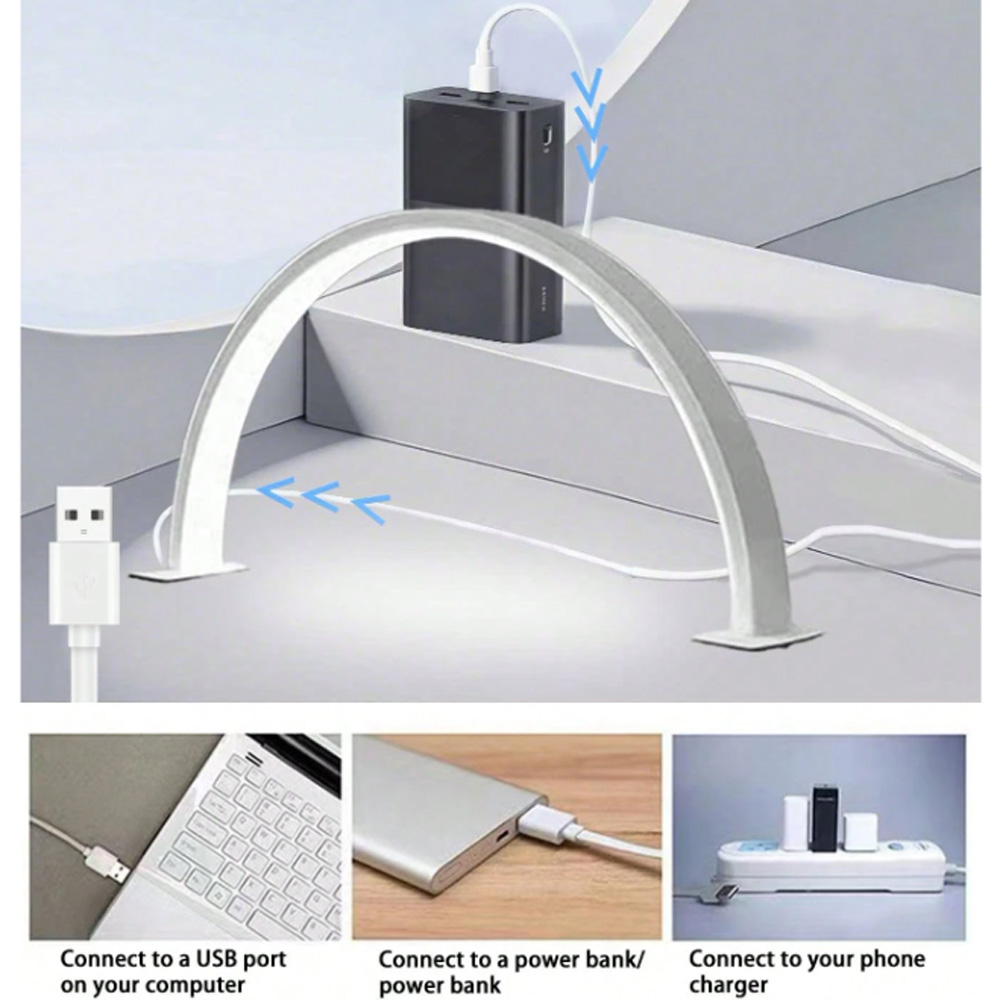 Led Moon Lamp - Luminária de Mesa LED USB 5V