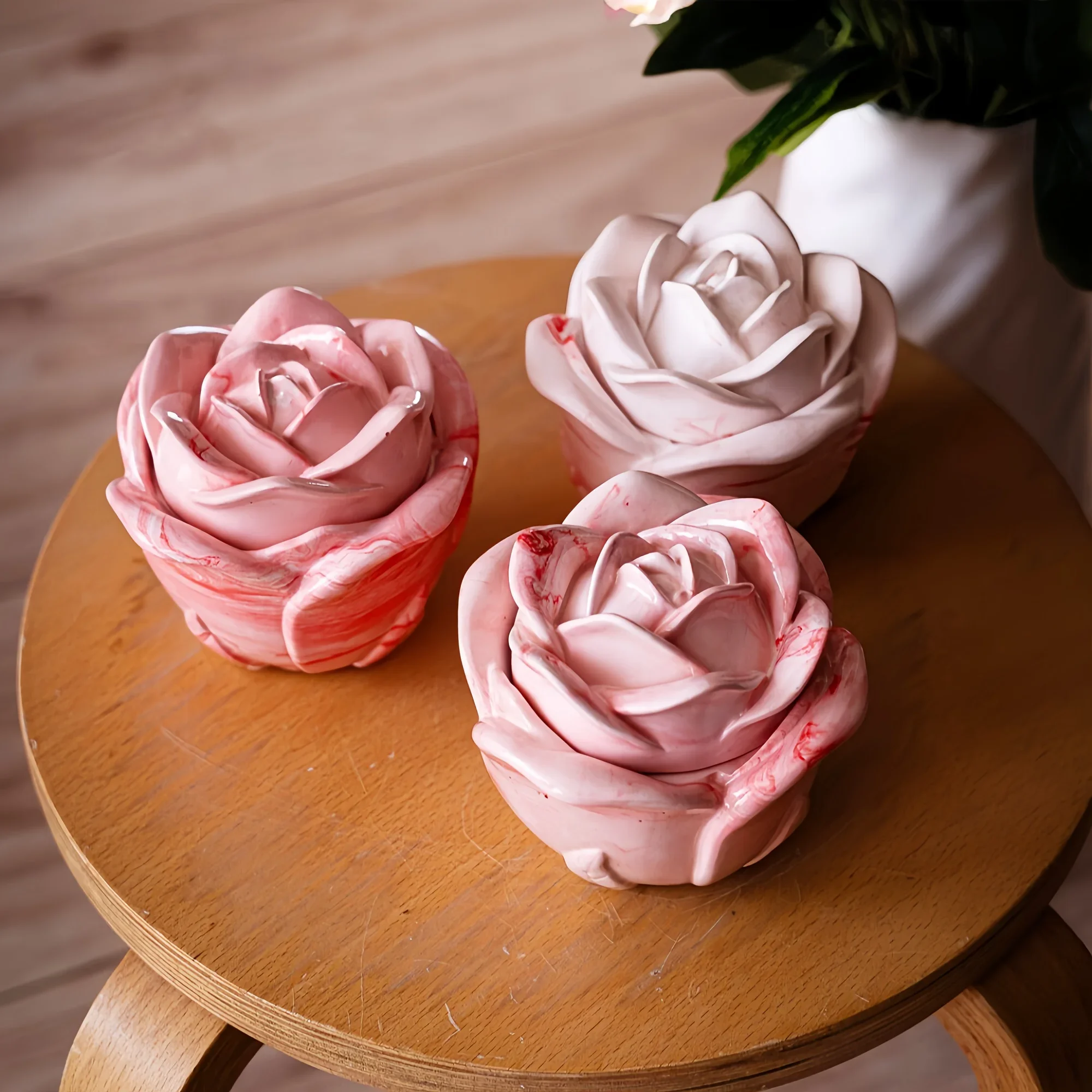 Candle Holder Set - Conjunto de 2 peças de moldes