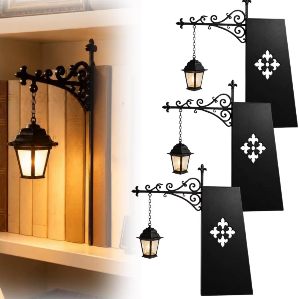 Lighting Decoration - Lanterna Decorativa para Estante de Livros,