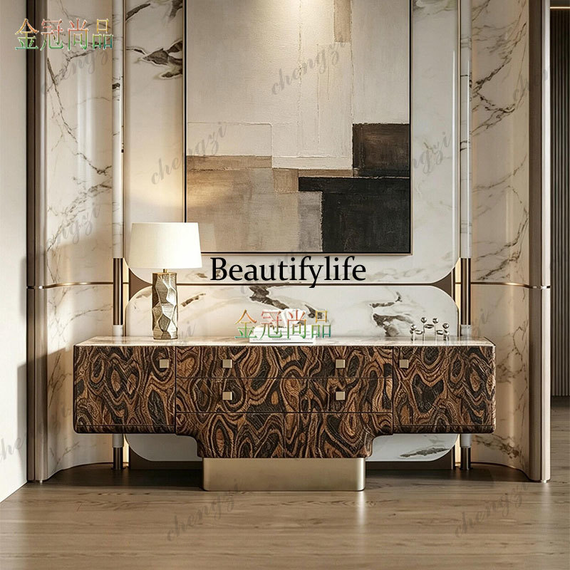 Home Lighting And Decor - Armário de entrada de luxo leve