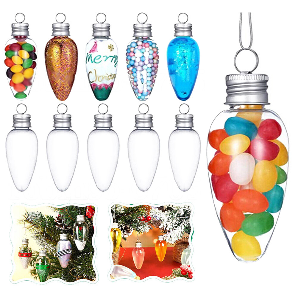 Pendant Lighting Christmas Decor - 5/10/50 pçs árvore de natal pendurado