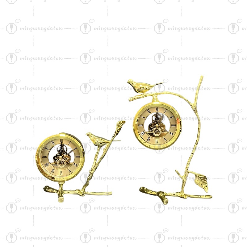 Office Lighting Decor - Relógio de Mesa Moderno de Luxo