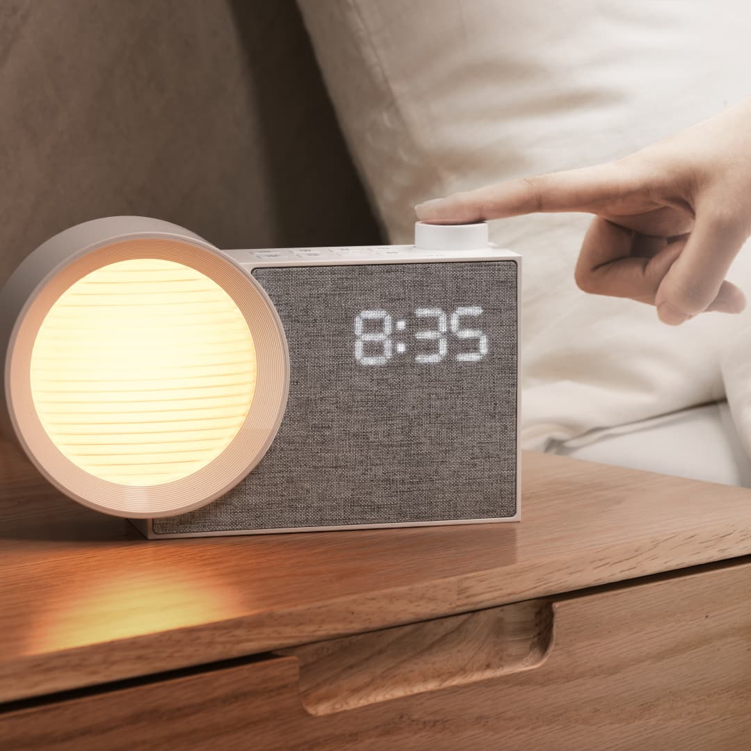 Decor Lighting Lamps - WILIT Luminária Noturna LED com Despertador,