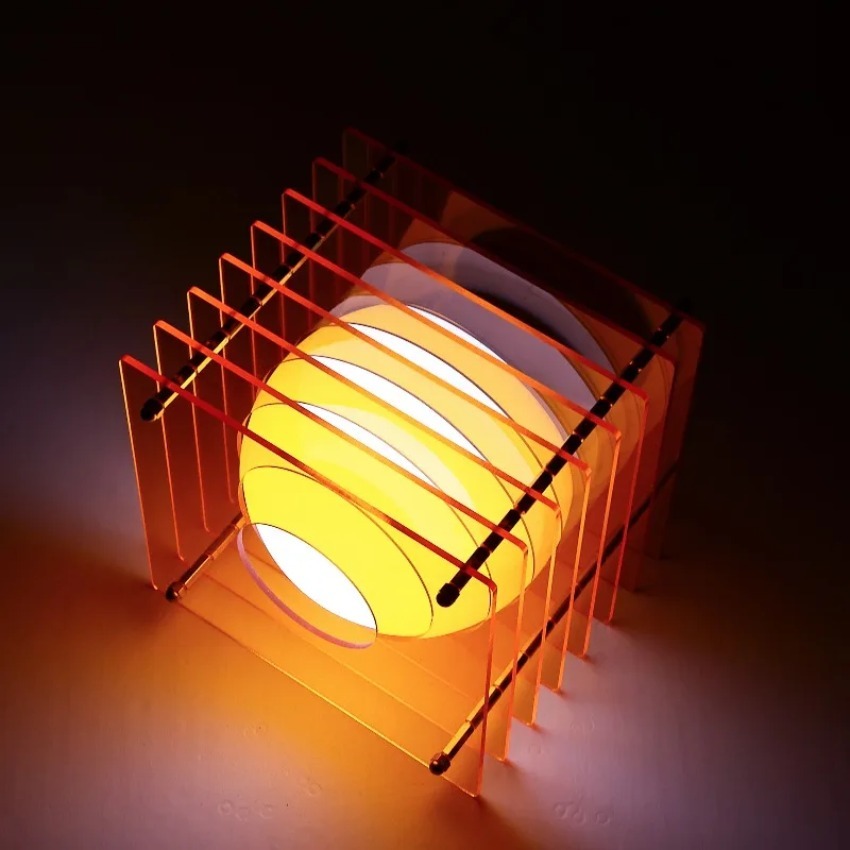 Home Lighting And Decor - Luminária Lua DIY de Acrílico com