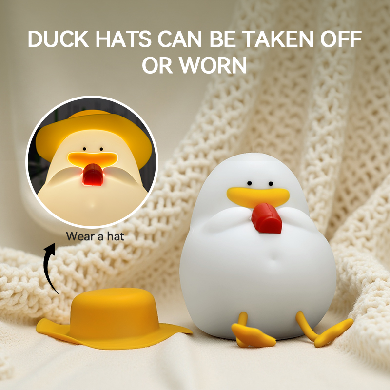 Home Lighting And Decor - Luz noturna Happy Duck, lâmpada de
