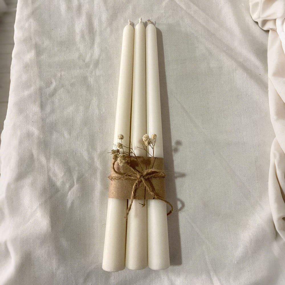 Candle Holder Set - Simples pilar cônico acrílico molde diy