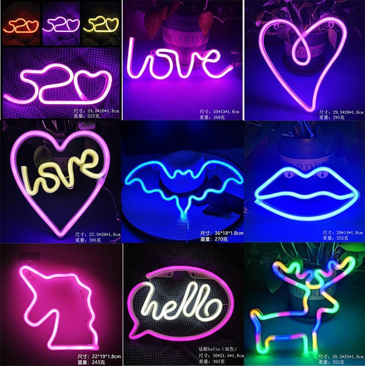 Pendant Lighting Christmas Decor - Letreiro de Neon LED Personalizado com