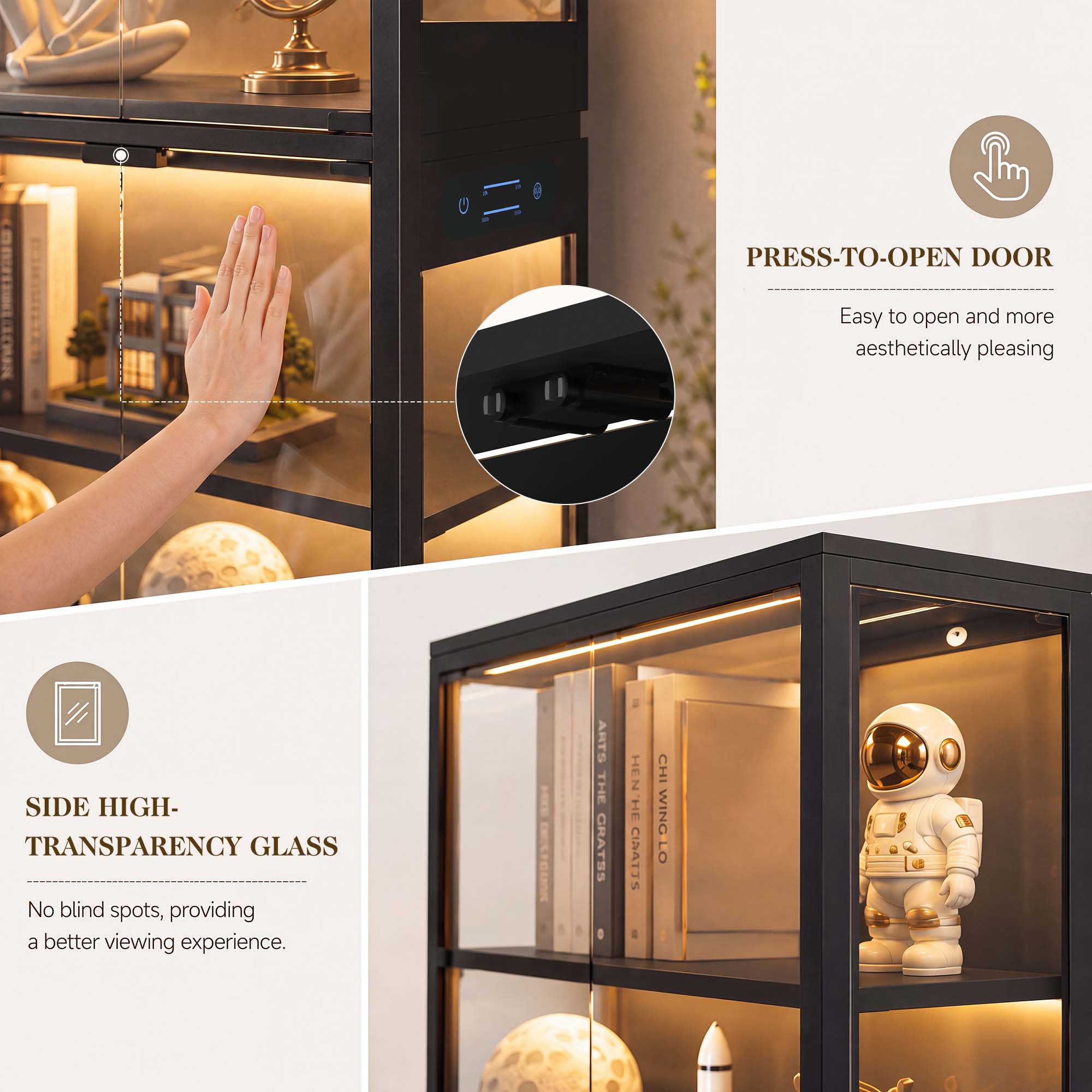 Armário Expositor TCGBKAF de 5 - Lighting Decor Home avaliação e preço