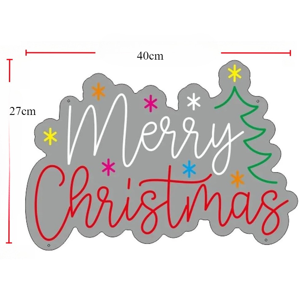 Feliz natal sinal de néon com  - Lighting Home Decor Ideas avaliação e preço