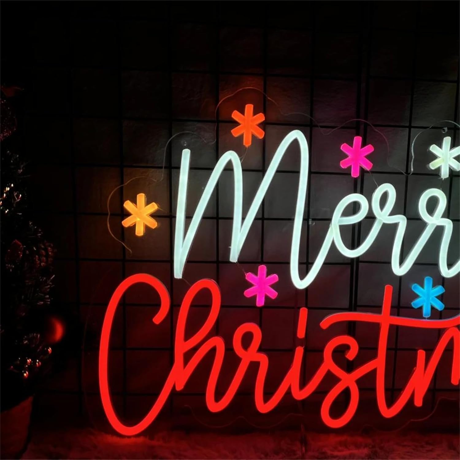 Feliz natal sinal de néon com  - Lighting Home Decor Ideas avaliação e preço