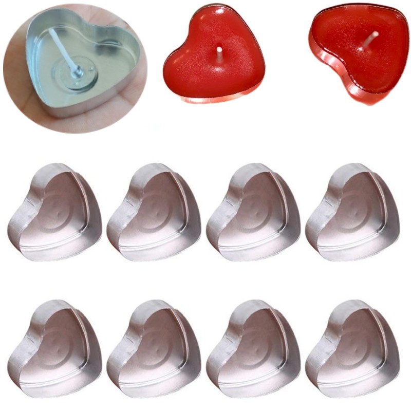 100 conjuntos em forma de cora - Candle Holder Set avaliação e preço