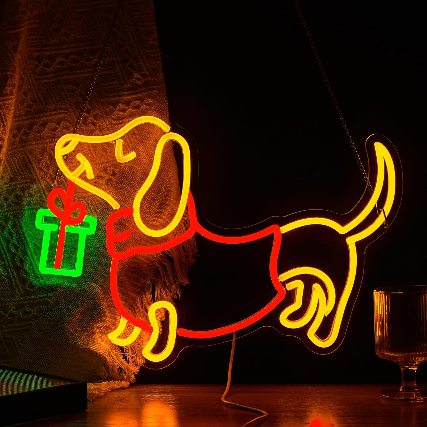 Usb regulável dachshund sinal  - Lighting Home Decor Ideas avaliação e preço