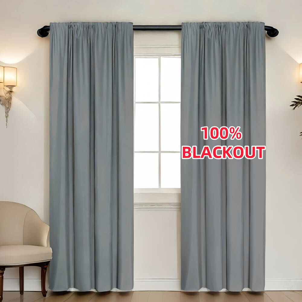 Cortina 100% Blackout com Forr - Office Lighting Decor avaliação e preço