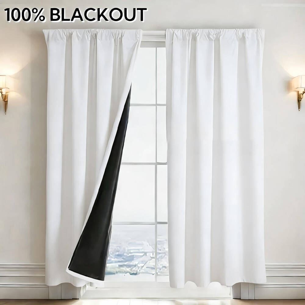 Cortina 100% Blackout com Forr - Office Lighting Decor avaliação e preço