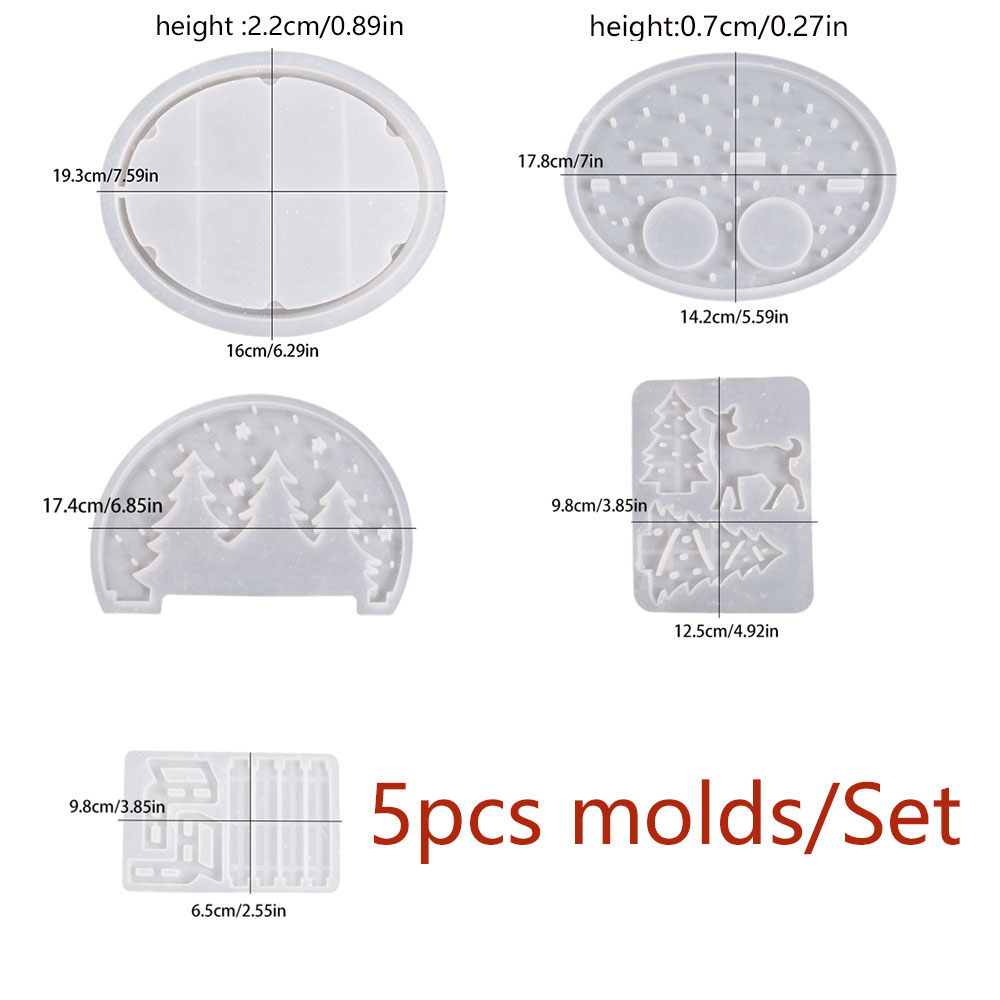 Moldes de Silicone para Suport - Candle Holder Set avaliação e preço
