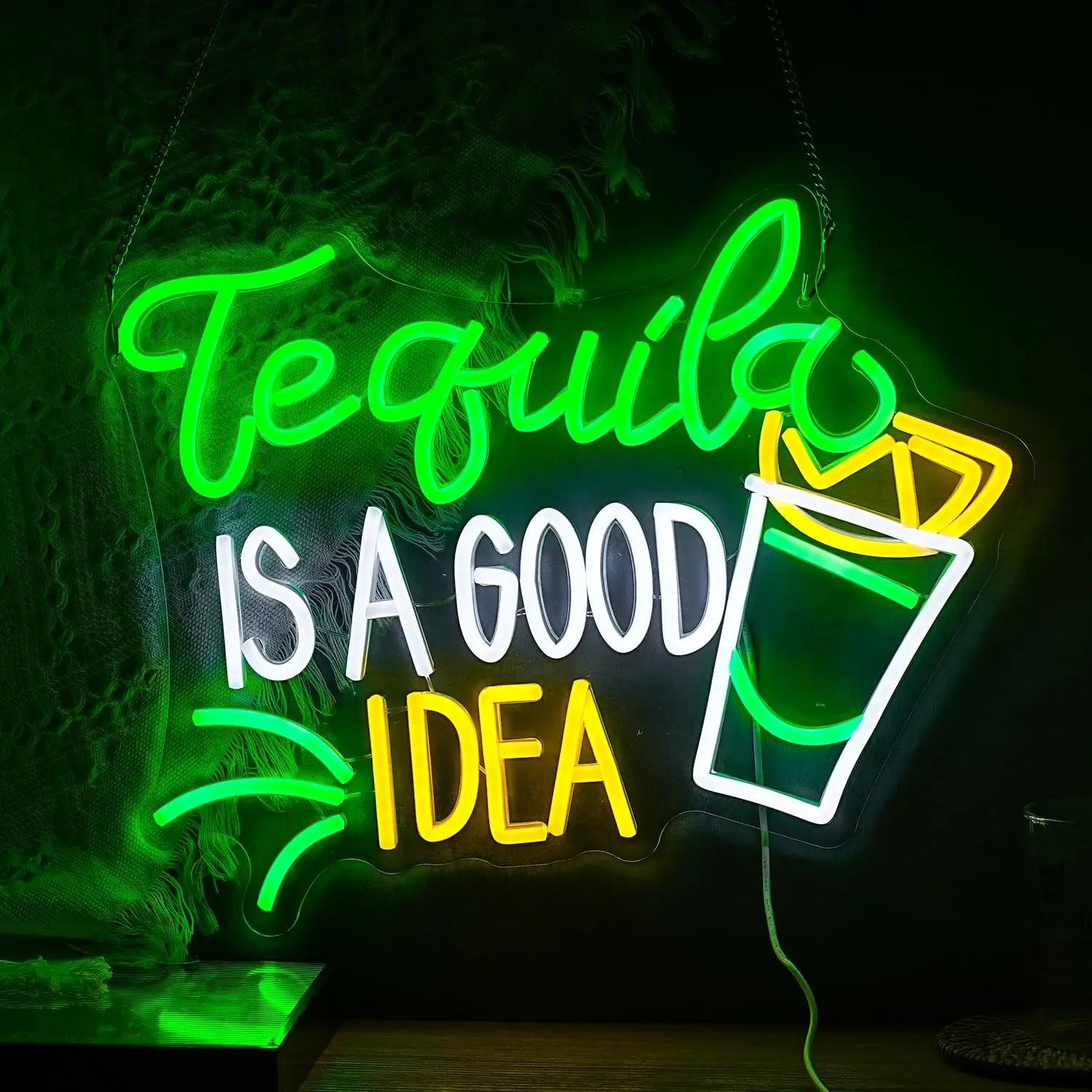 Letreiro Neon LED USB Reguláve - Lighting Home Decor Ideas avaliação e preço
