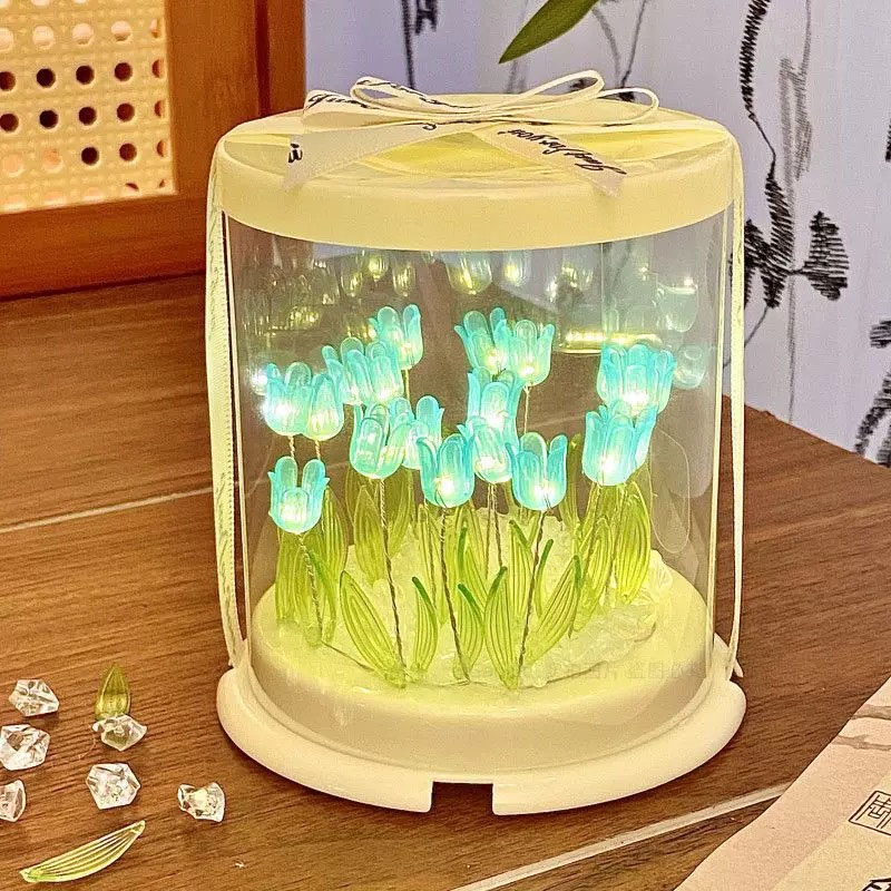 Diy tulipa lâmpada simulação f - Lighting Table Decor avaliação e preço