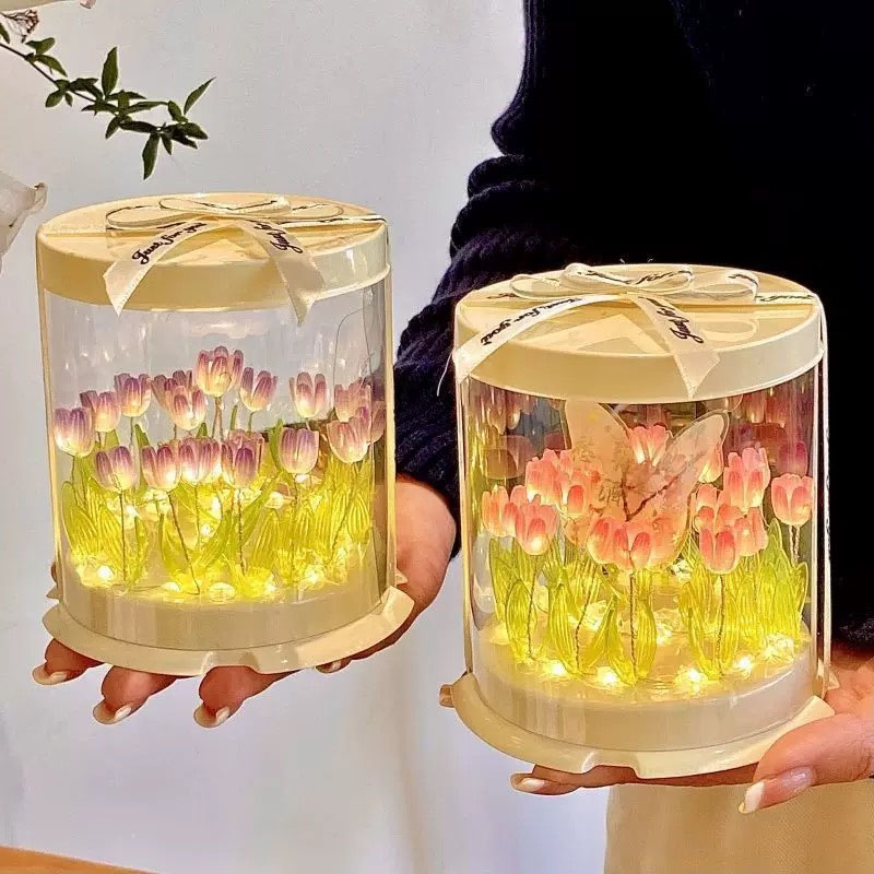 Diy tulipa lâmpada simulação f - Lighting Table Decor avaliação e preço