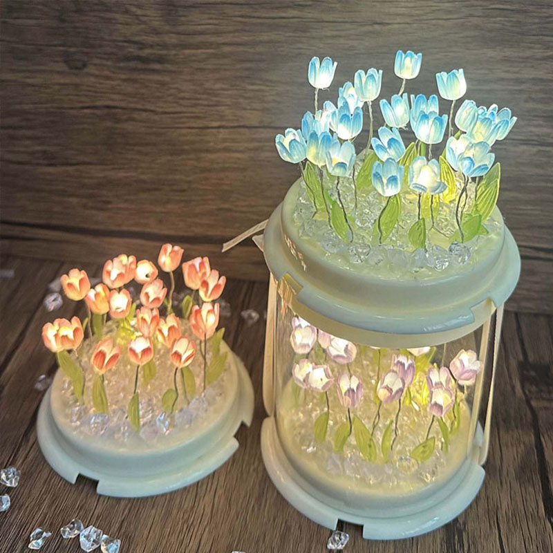 Diy tulipa lâmpada simulação f - Lighting Table Decor avaliação e preço