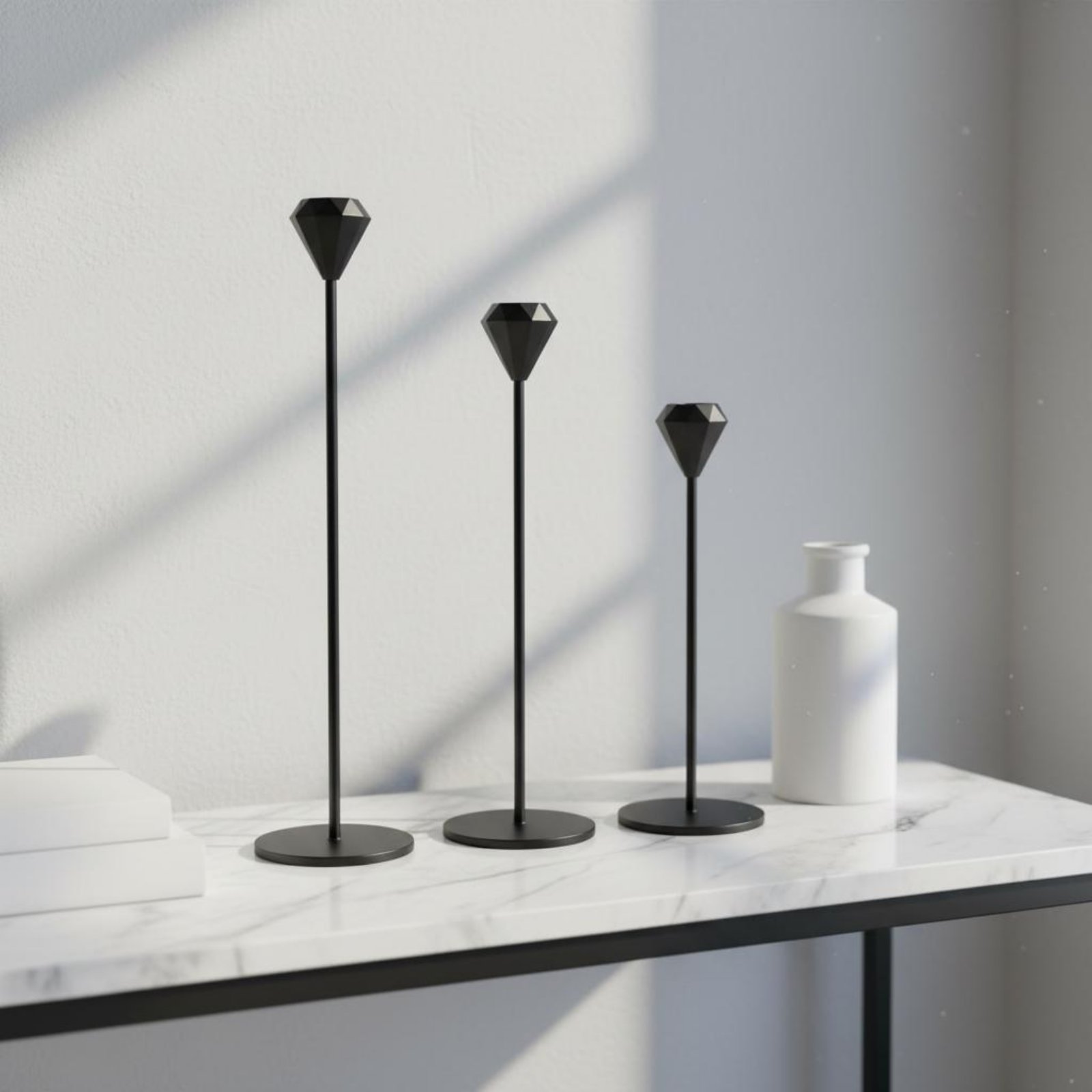 Conjunto de 3 Castiçais de Cri - Candle Holder Set avaliação e preço