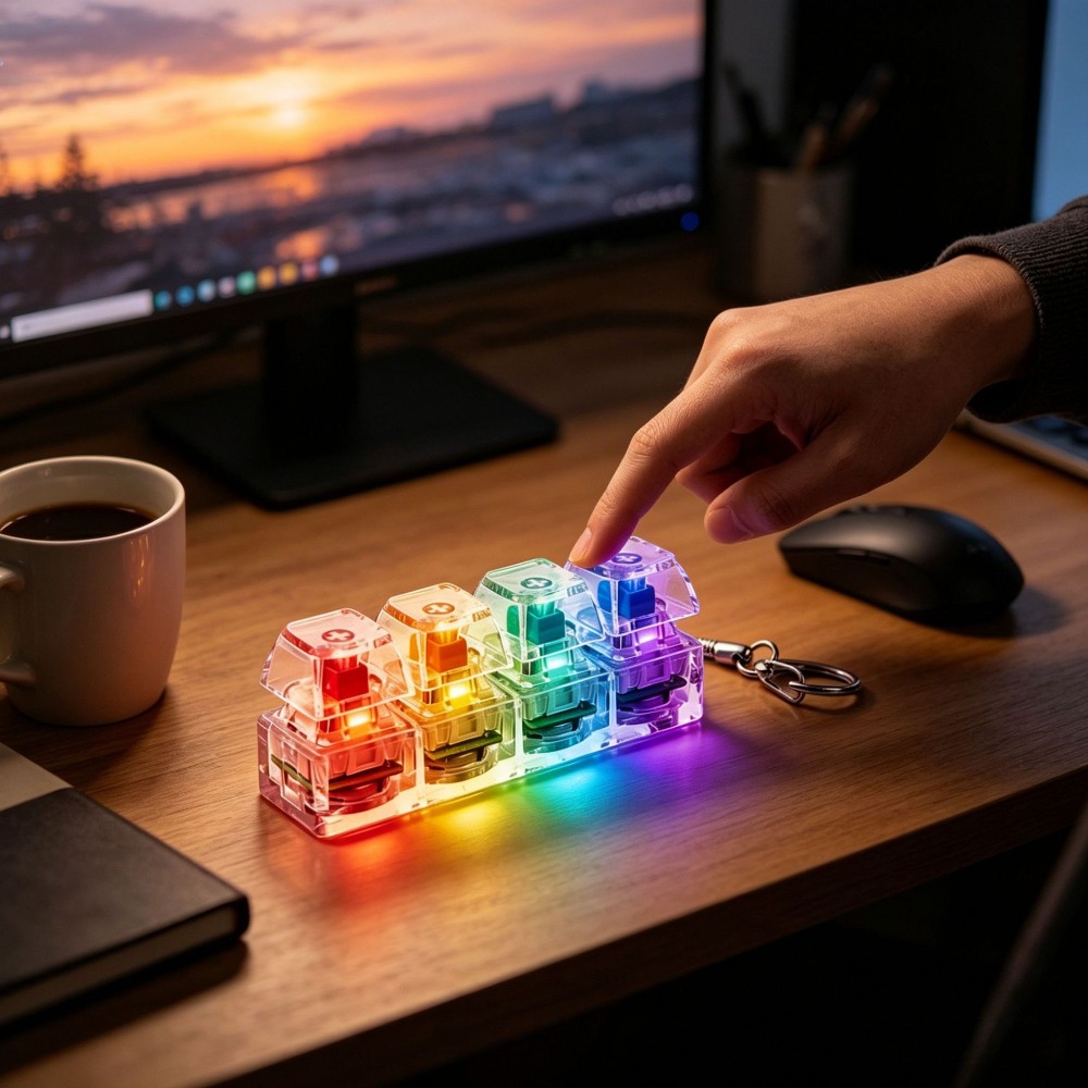 Chaveiro LED com Teclado e Bot - Lighting Home Decor Ideas avaliação e preço