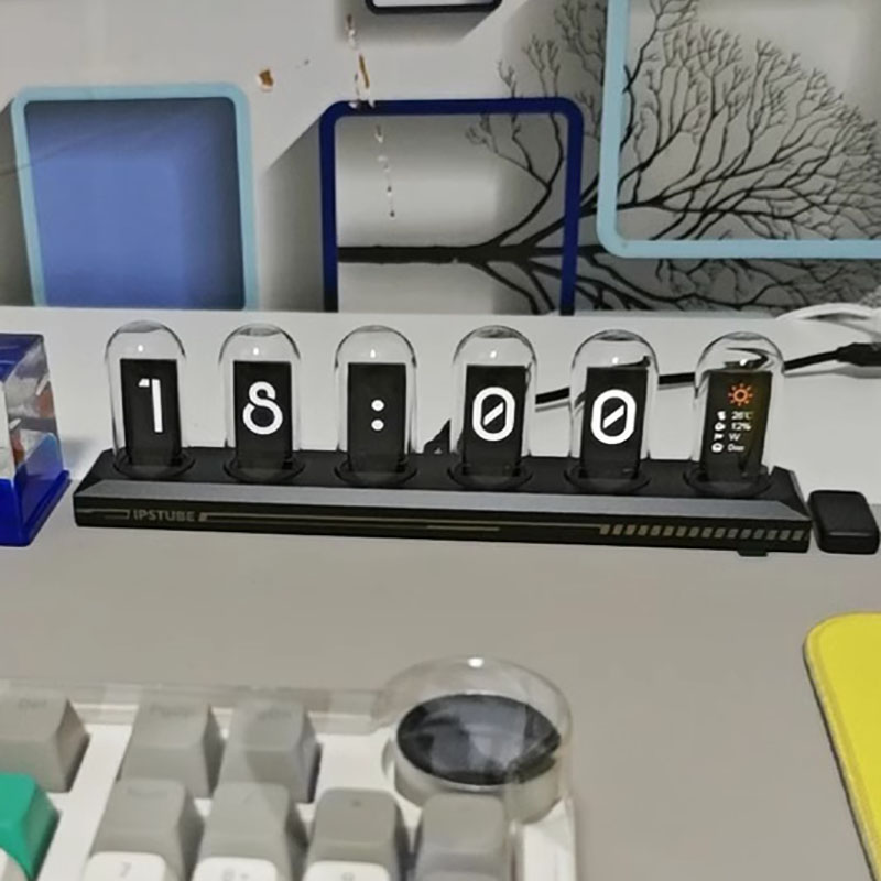 Relógio de Tubo Nixie RGB com  - Lighting Home Decor Ideas avaliação e preço