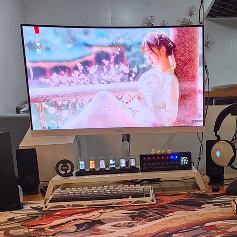 Relógio de Tubo Nixie RGB com  - Lighting Home Decor Ideas avaliação e preço
