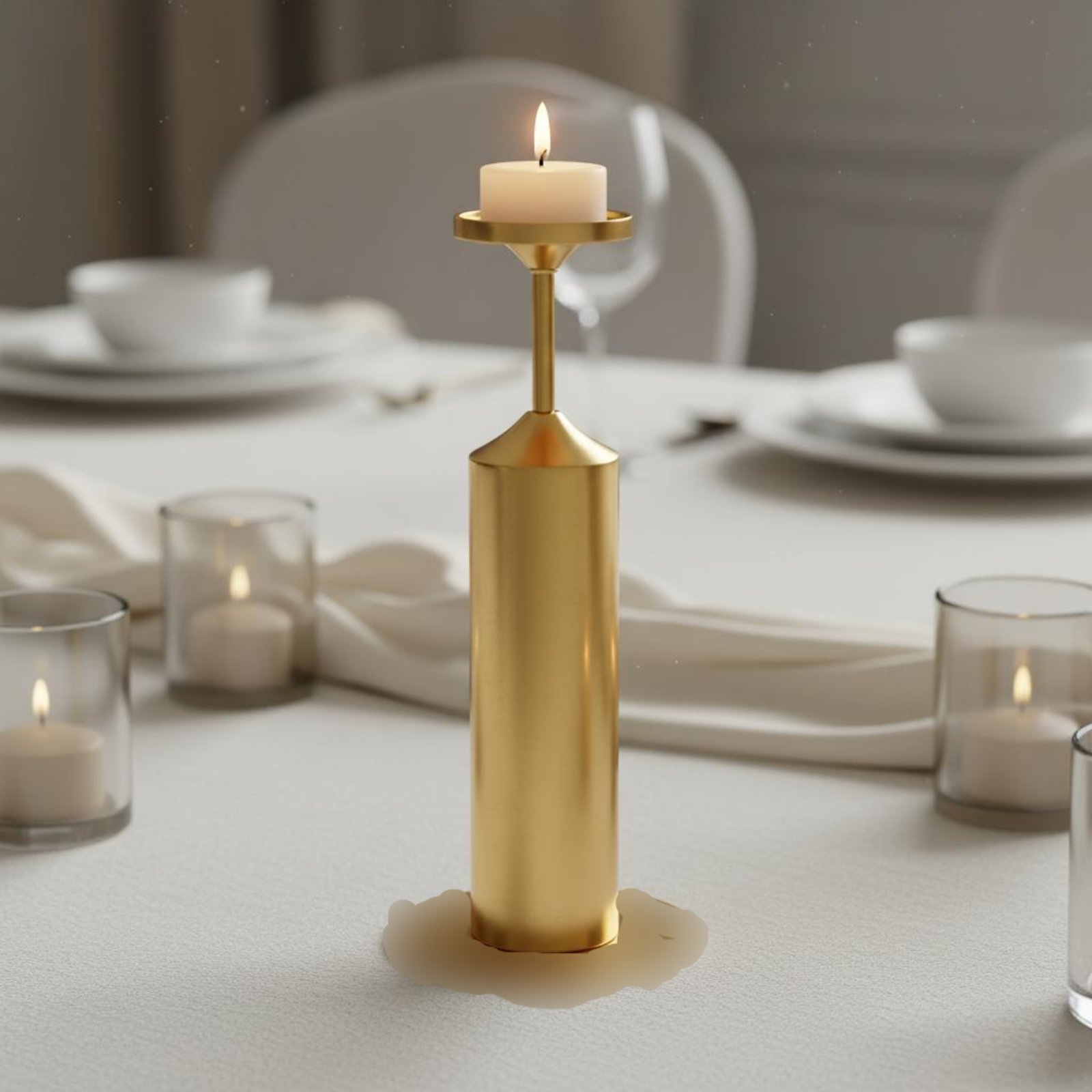Conjunto de 6 Castiçais de Met - Candle Holder Set avaliação e preço