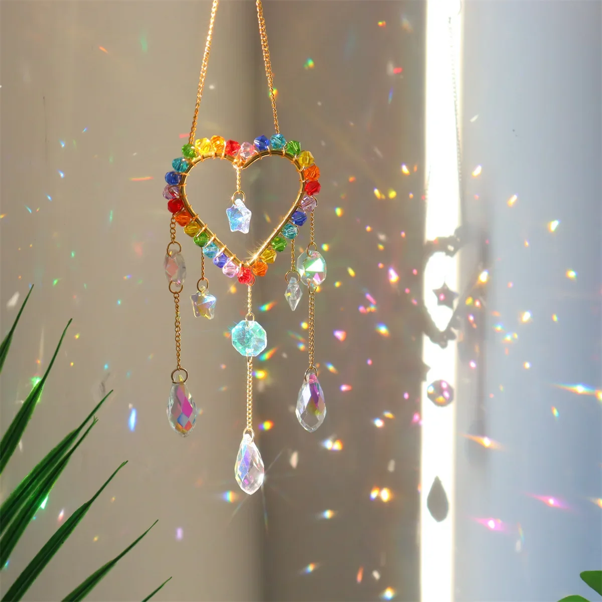 Apanhador de Sol Chakra com Pr - Pendant Lighting Christmas Decor avaliação e preço