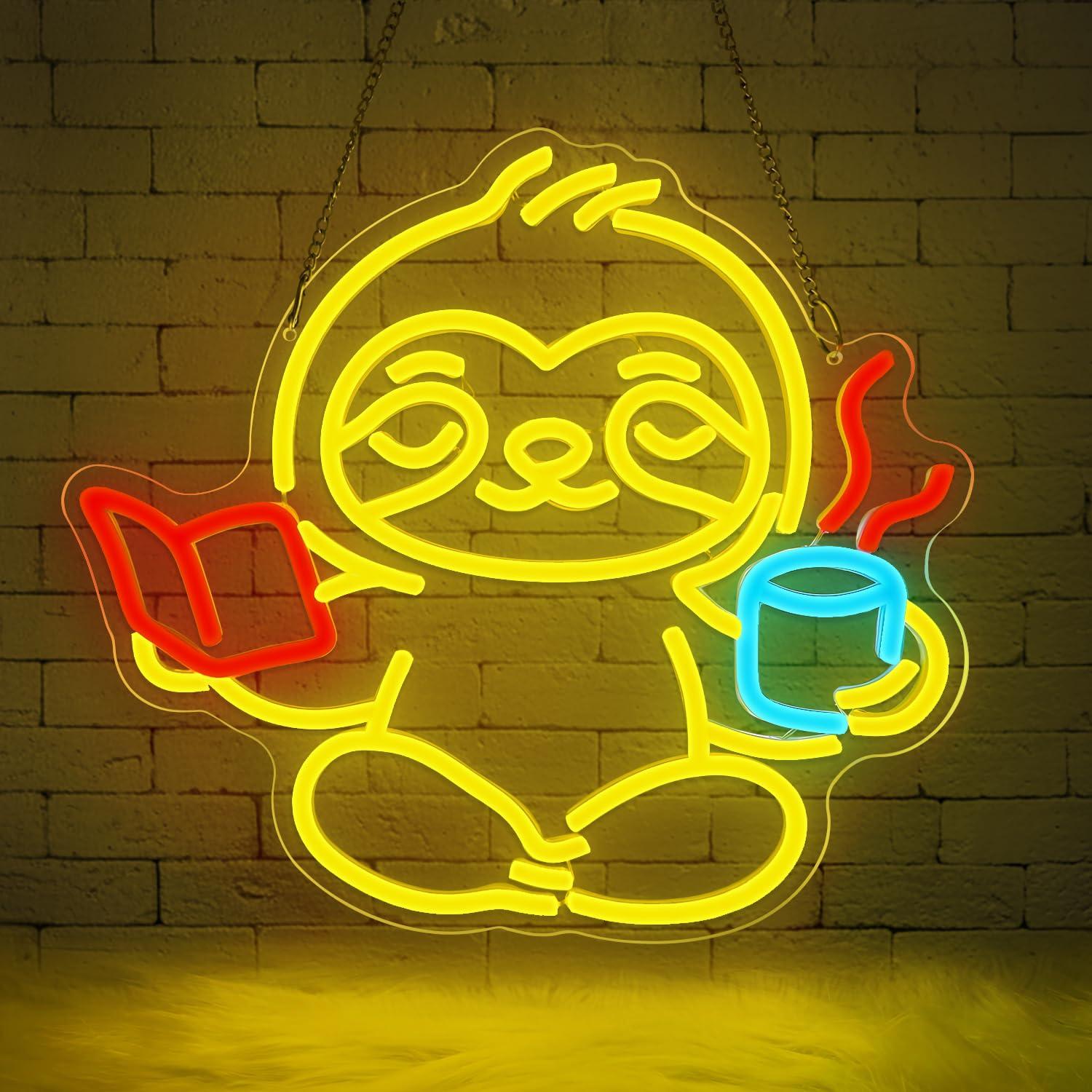 Luminária Neon de Preguiça USB - Office Lighting Decor avaliação e preço