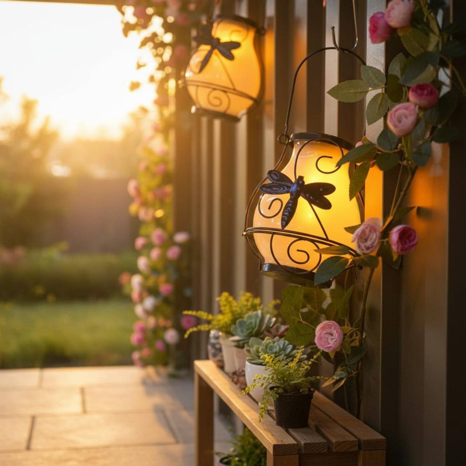 Lanterna Solar em Forma de Bor - Lighting Decor Outdoor avaliação e preço