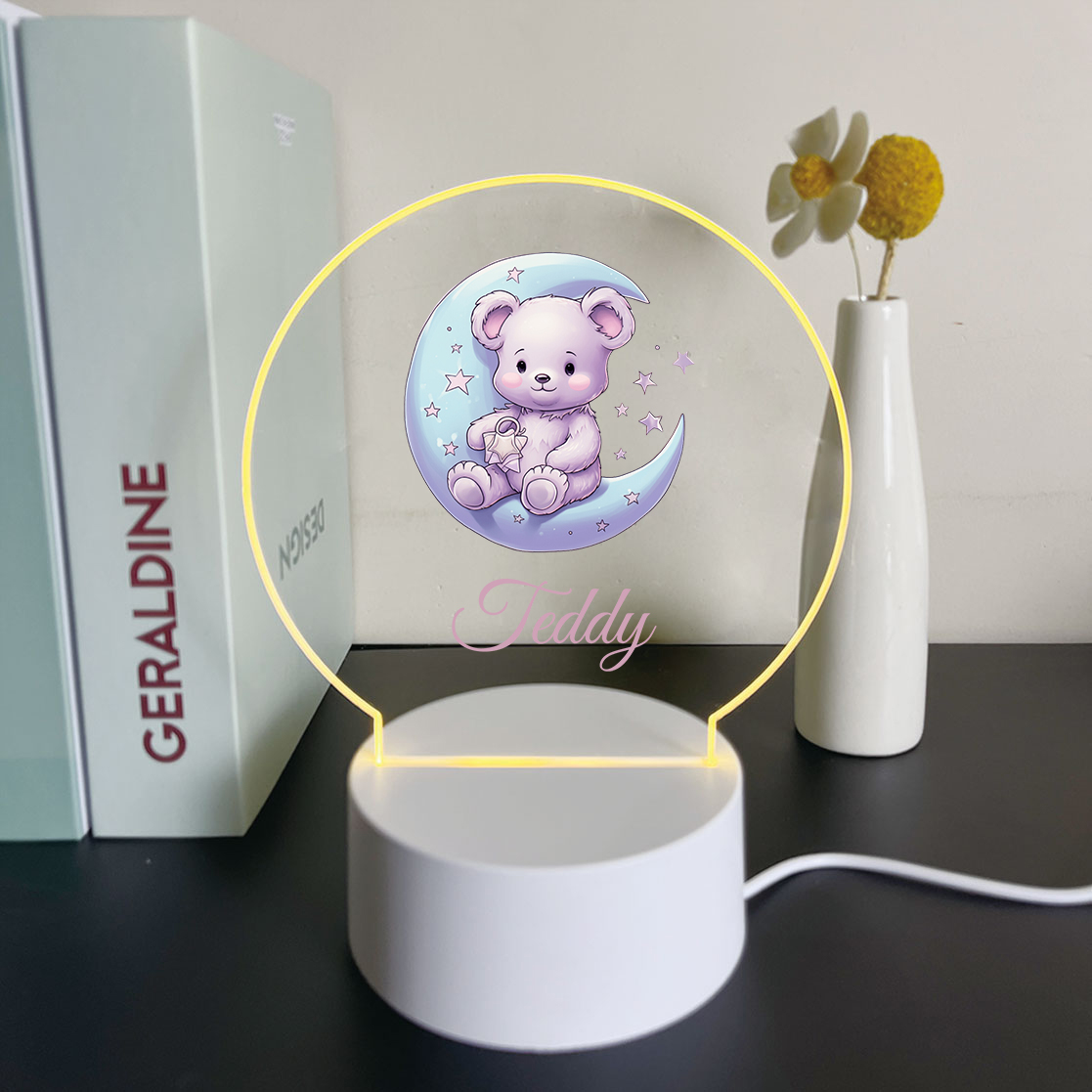 1 unidade de Luminária de Mesa - Led Moon Lamp avaliação e preço