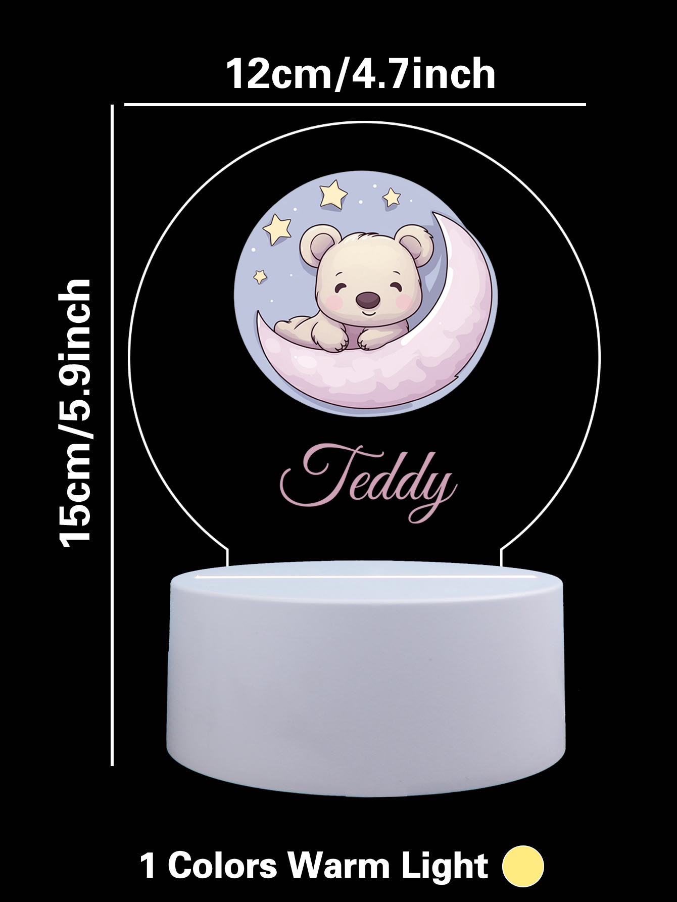 1 unidade de Luminária de Mesa - Led Moon Lamp avaliação e preço