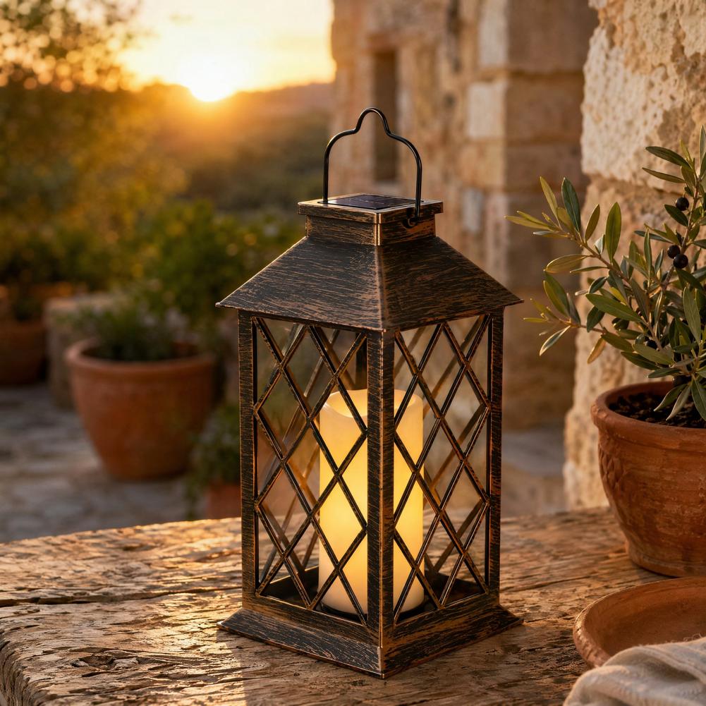 Lanterna Solar Retrô, Lanterna - Lighting Decor Outdoor avaliação e preço