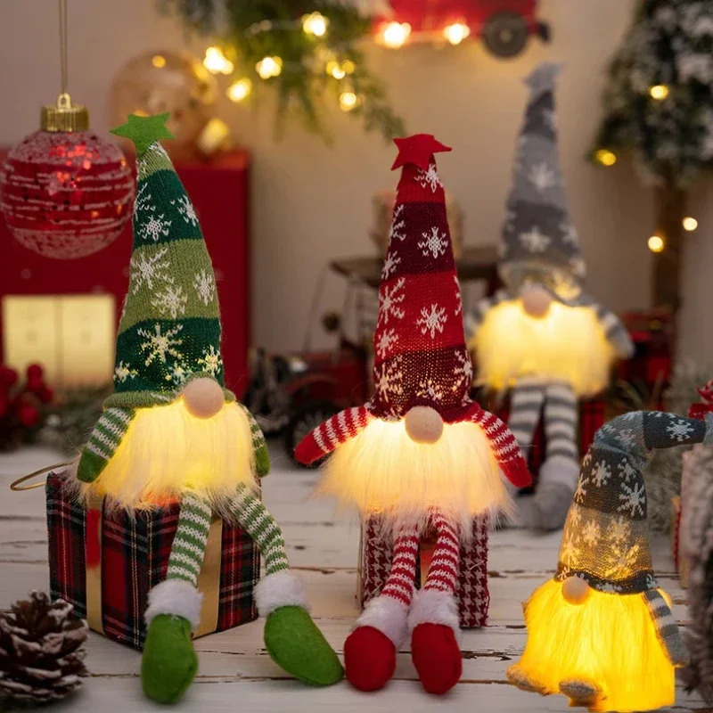 Natal boneca sem rosto gnome o - Pendant Lighting Christmas Decor avaliação e preço