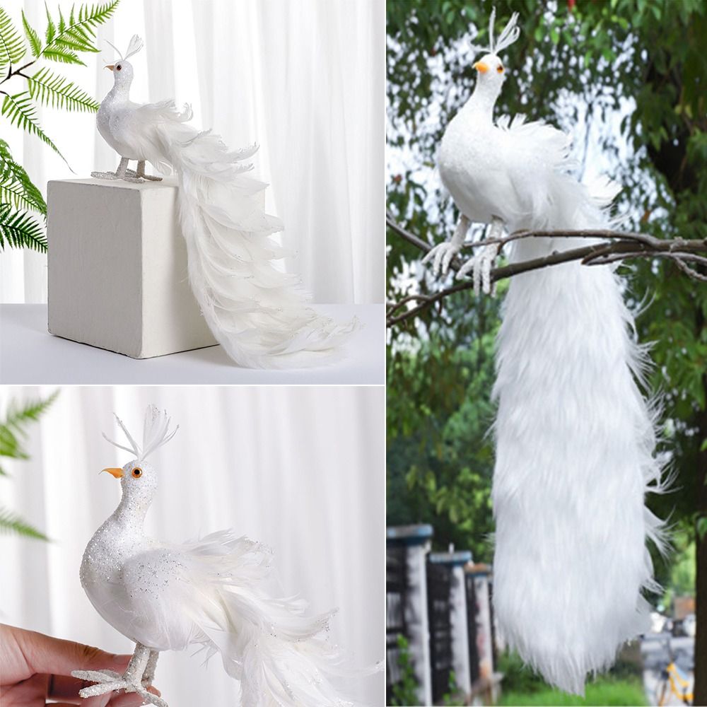 Simulação Pavão Branco para De - Pendant Lighting Christmas Decor avaliação e preço