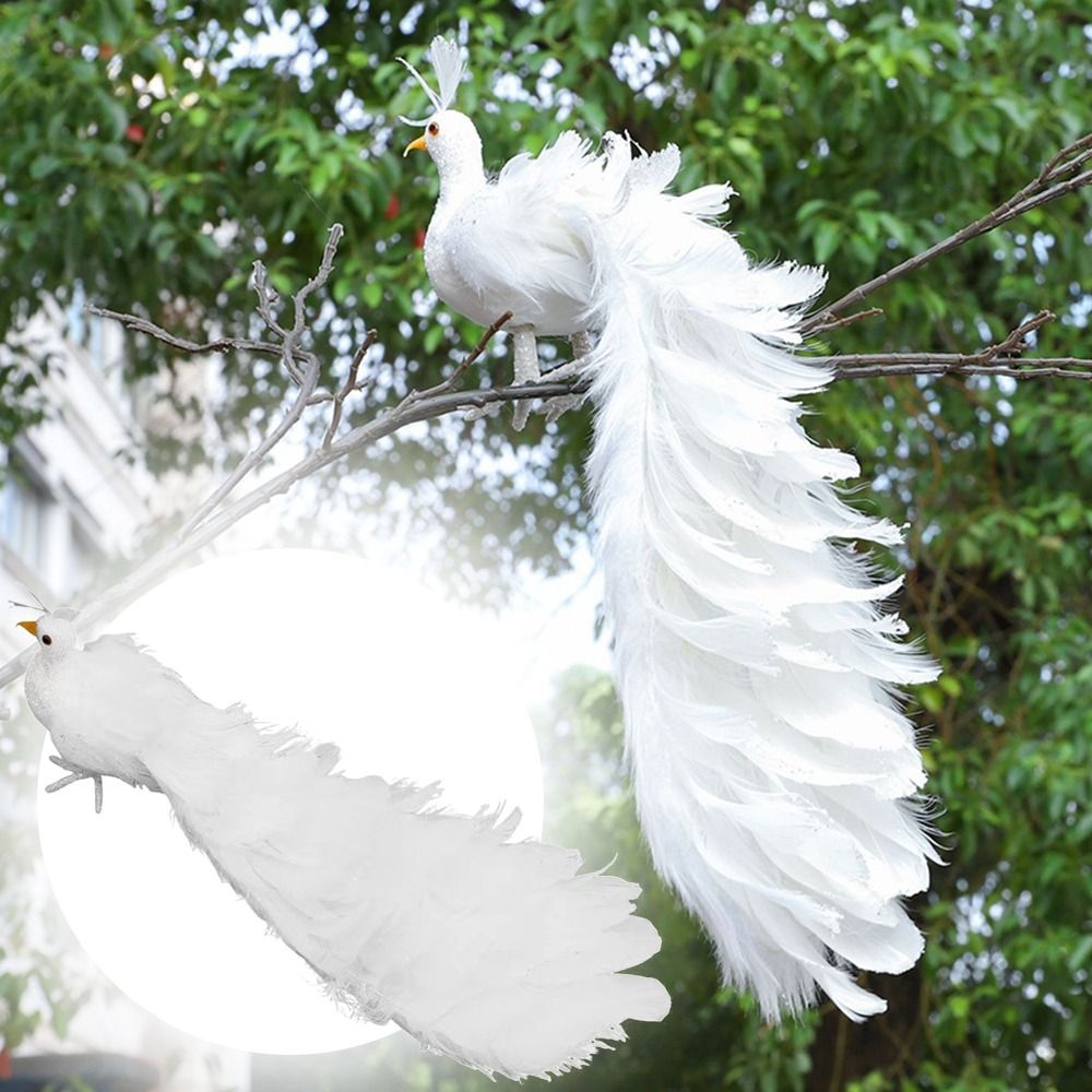 Simulação Pavão Branco para De - Pendant Lighting Christmas Decor avaliação e preço