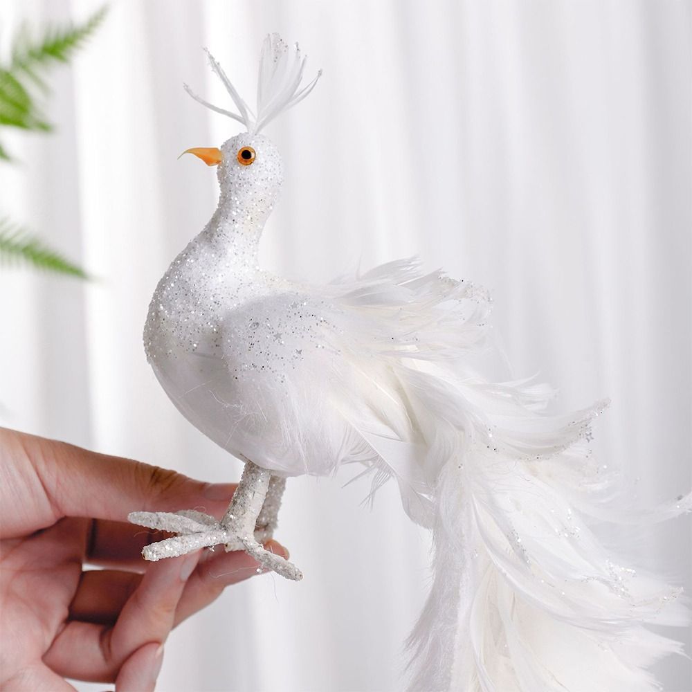 Simulação Pavão Branco para De - Pendant Lighting Christmas Decor avaliação e preço