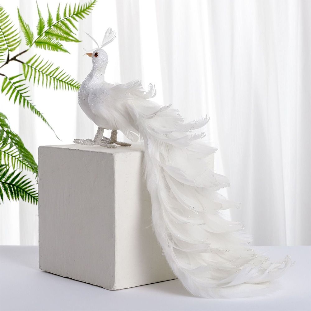 Simulação Pavão Branco para De - Pendant Lighting Christmas Decor avaliação e preço