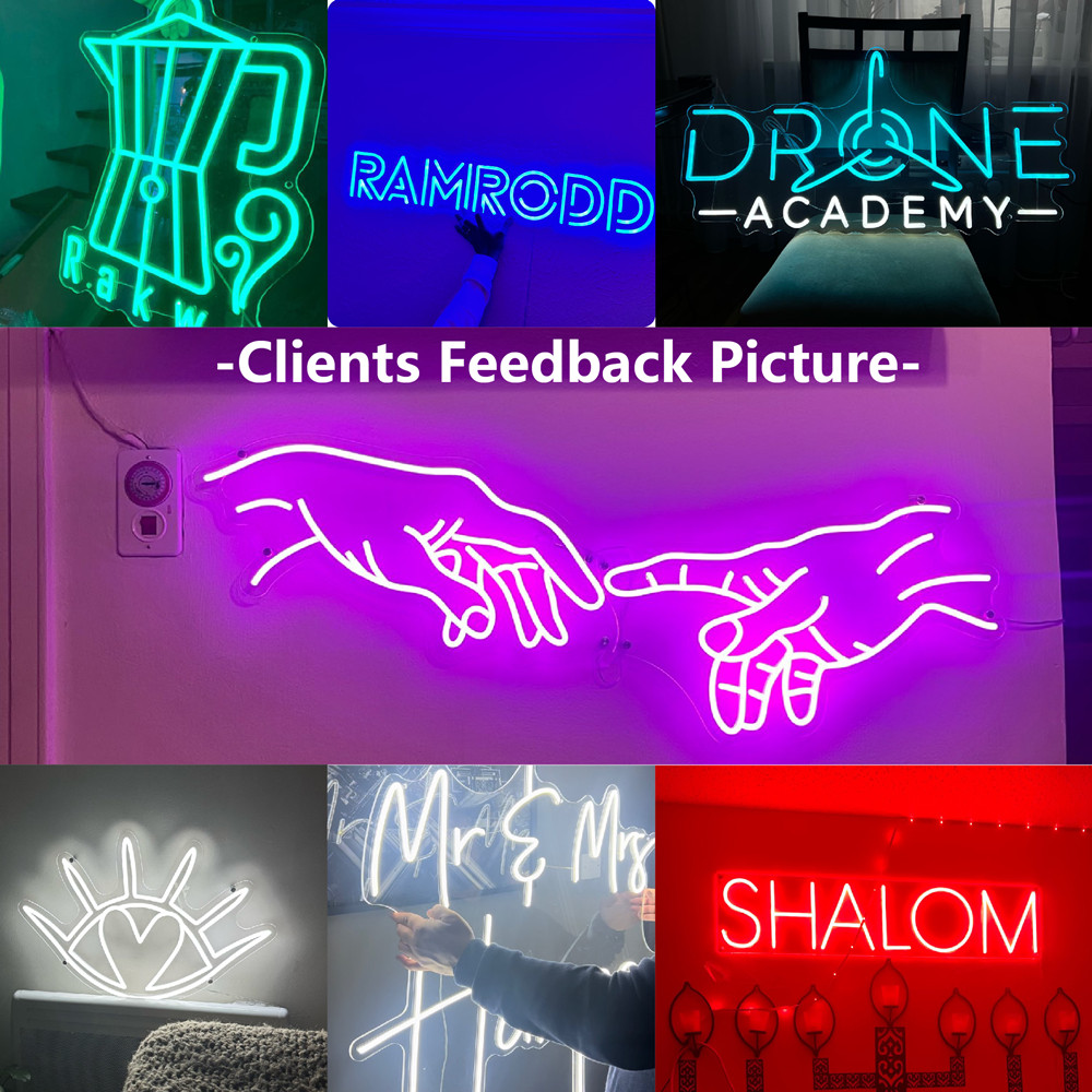 Sinal de néon personalizado pe - Lighting Home Decor Ideas avaliação e preço