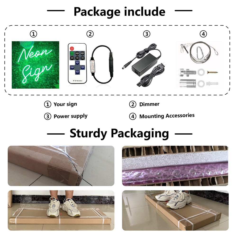 Sinal de néon personalizado pe - Lighting Home Decor Ideas avaliação e preço
