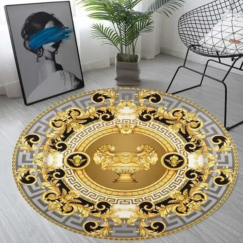 Tapete Redondo Europeu Luxuoso - Home Decor Lighting Wholesale avaliação e preço