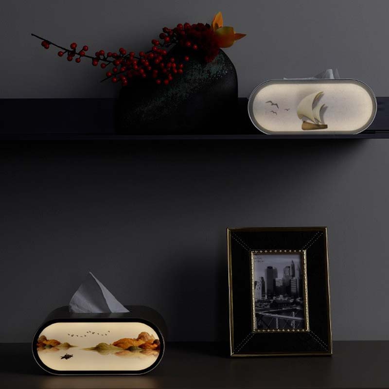 Caixa de tecido com luz noturn - Lighting Home Decor Ideas avaliação e preço