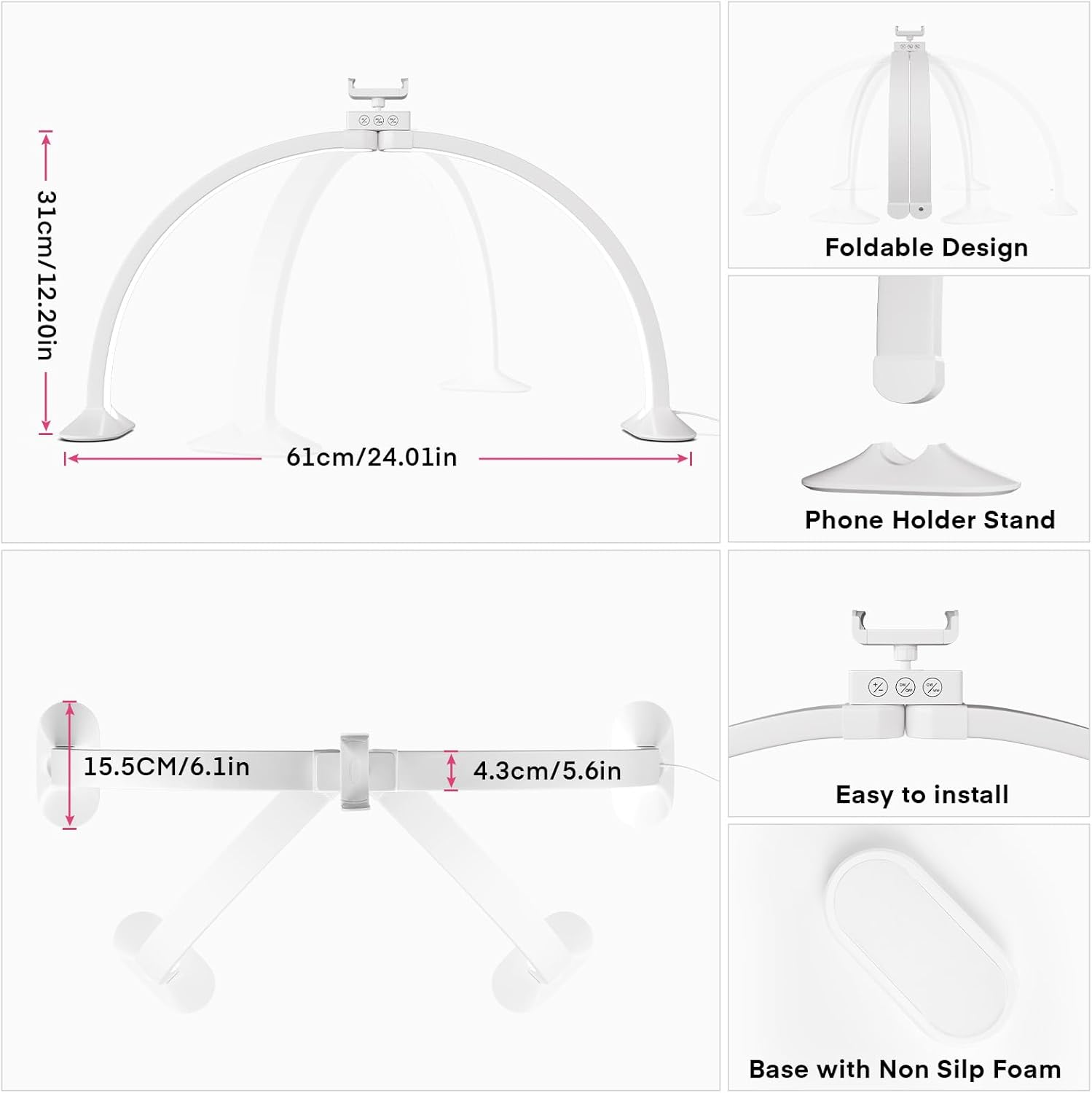 Meia lua luz em forma de u art - Led Moon Lamp avaliação e preço