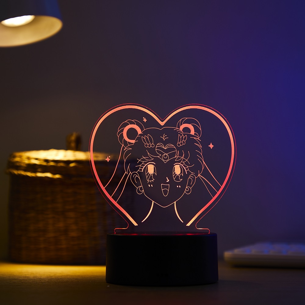 Luminária LED 3D do personagem - Led Moon Lamp avaliação e preço