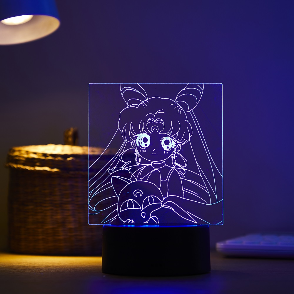 Luminária LED 3D do personagem - Led Moon Lamp avaliação e preço